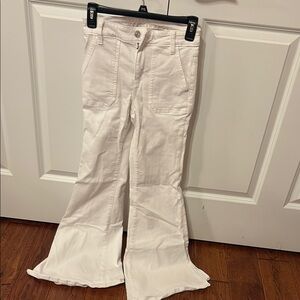 Women's White Flared Jeans